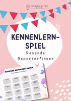 Vorschau - Spiele - Kennenlernspiel: Rasende Reporter*innen (Namen und Eigenschaften lernen) - Deckblatt