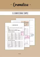 Vorschau - Arbeitsblätter - El condicional simple - Arbeitsblätter - Deckblatt