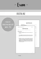 Vorschau - Klassenarbeiten - Klausur - Digital age - EF / 10. Klasse - Seite 1