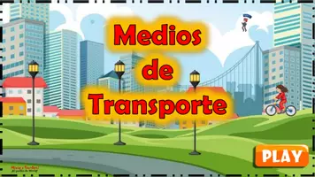 Vista previa - Juegos / Gamificación - Juego: Medios de Transportes v.1 - Portada
