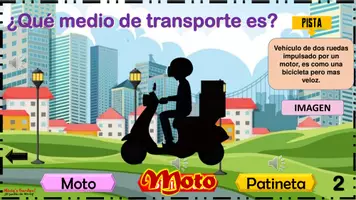 Vista previa - Juegos / Gamificación - Juego: Medios de Transportes v.1 - página 3