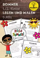 Vorschau - Arbeitsblätter - Sommer: Lesen und Malen. 1./2. Klasse - Deckblatt
