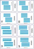 Vista previa - Unidades / Secuencias / Situaciones de Aprendizaje - DECENAS HASTA 100 - Tarjetas 3 partes. - página 3