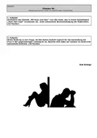 Vorschau - Klassenarbeiten - Klausur - Mit Haut und Haar - Gedichtinterpretation - Ulla Hahn - Lyrik Liebeslyrik Gegenwartslyrik - mit Erwartungshorizont - Seite 1