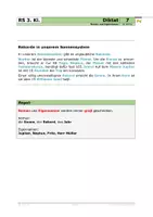 Vorschau - Arbeitsblätter - 4 Diktatformen zum RS-Thema "Nomen und Eigennamen" (7) - Seite 1