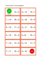 Vorschau - Stationenlernen - Dominos zur Addition im zweiten Zehner (ZR 20) - Seite 3