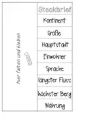 Vorschau - Anderer Materialtyp - Lapbook Länder (verwendbar für ALLE Länder) - Seite 2