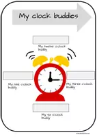 Vorschau - Anderer Materialtyp - Clock buddies - Partnerarbeit - Deckblatt