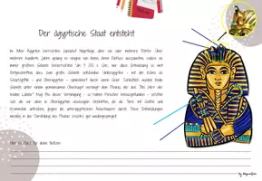 Vorschau - Unterrichtsreihen - UR3 Eine Frühe Hochkultur: Die Ägypter - 3.-12. Stunde Lernheft: Von Pyramiden, Pharaonen und Hieroglyphen - Das Leben im Alten Ägypten (Komplettversion) - Seite 3