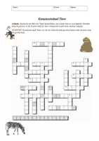 Vorschau - Spiele - Materialpaket Tier-Rätsel - Deckblatt