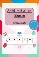 Vorschau - Arbeitsblätter - Apfel mit allen Sinnen AB - Deckblatt
