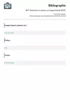 Aperçu - Fiches - ART: Coloriage sur August Macke (PDF) - Page 2