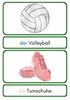 Vorschau - Präsentationen/Tafelbilder - Wortschatz "Sport": Tafelbilder /Bildkarten / Artikelkarten - Seite 1