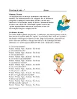 Vista previa - Tarjetas / Manipulativos - Com'era la vita lettura (Italiano) - página 3