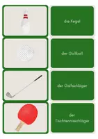 Vorschau - Spiele - Wortschatz "Sport": Zuordnungskarten - Seite 3
