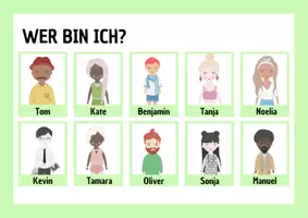 Vorschau - Spiele - Wer bin ich? Adjektivdeklination spielerisch üben - Seite 2