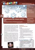Vorschau - Stundenentwürfe - Materialpaket - Experimente mit Schnee und Eis - Seite 1