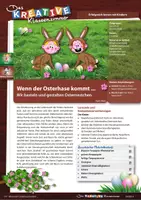 Vorschau - Stundenentwürfe - Wenn der Osterhase kommt - Wir basteln und gestalten Osternestchen - Deckblatt