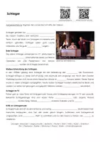 Vorschau - Arbeitsblätter - Schlager (Arbeitsblatt mit Erklärvideo) - Deckblatt