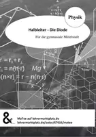 Vorschau - Arbeitsblätter - Lernerfolgskontrolle - Diode / Halbleiter / Dotierung - Deckblatt