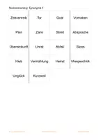 Vorschau - Stationenlernen - Nomenmemospiel Synonyme 1 (Wortschatz) - Seite 2