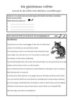 Vorschau - Stundenentwürfe - Unterrichtsstunde Wiederholung der Wortarten Nomen, Verben, Adjektive - Deckblatt