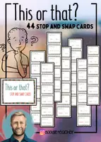 Vorschau - Spiele - This or that? - Stop and Swap Cards für den Englischunterricht - Deckblatt