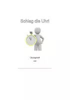 Vorschau - Arbeitsblätter - Schlag die Uhr - Kopfrechentraining gegen die Zeit (Grundoperationen) - Seite 1