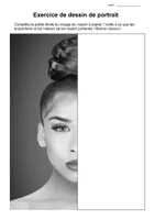 Aperçu - Feuilles d'exercices - ART: Pratique un portrait (pour gauchers et droitiers) PDF - Page 3