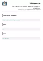 Aperçu - Feuilles d'exercices - ART: Pratique un portrait (pour gauchers et droitiers) PDF - Page 2