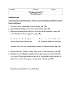 Vorschau - Klassenarbeiten - Gedichte Klassenarbeit m. Lösung am Beispiel Novembersturm - Deckblatt