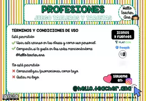 Vista previa - Juegos / Gamificación - PROFESIONES Juego de emparejar @hello.teacher.ana - página 3
