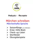 Aperçu - Feuilles d'exercices - Allemand - Travail d'écriture de contes de fées / Aufsatz-Rezepte Märchen - Page de couverture