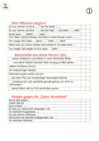 Aperçu - Feuilles d'exercices - Allemand - Travail d'écriture de contes de fées / Aufsatz-Rezepte Märchen - Page 2