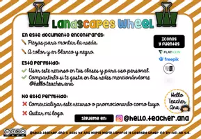 Vista previa - Juegos / Gamificación - LANDSCAPES Wheel - página 1