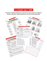Vista previa - Hojas de trabajo - LA FAMILIA DEL MIL - PRÁCTICA LAS UNIDADES DE MIL - Portada