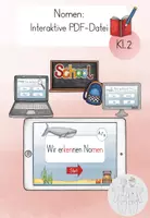 Vorschau - Interaktives Material - Nomen - interaktive PDF - Deckblatt