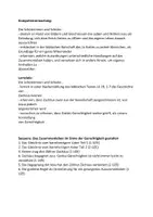 Vorschau - Stundenentwürfe - Zachäus Religion Klasse 4 - Seite 1