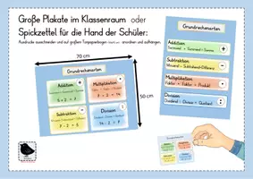 Vorschau - Fördermaterial/Inklusion - Plakate, Merkposter und Spickzettel: Grundrechenarten - Seite 2