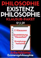Vorschau - Test - Klausurpaket Existenzphilosophie - Seite 1