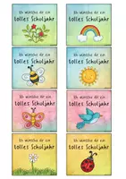 Vorschau - Mal- und Bastelvorlagen - Grußkarten neues Schuljahr - Deckblatt