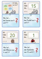 Vorschau - Stationenlernen - Rechenspiel: Ich habe... wer hat ? Grundrechenarten - Seite 2