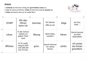 Vorschau - Arbeitsblätter - äöü - Domino - Seite 3