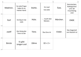 Vorschau - Arbeitsblätter - äöü - Domino - Seite 1