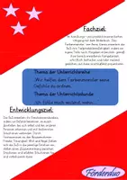 Vorschau - Stundenentwürfe - Schriftliche Unterrichtsplanung "Wir helfen dem Farbenmonster seine Gefühle zu ordnen" für Klasse 1/2 - Deckblatt