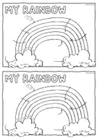 Vorschau - Arbeitsblätter - Rainbow - Back to School - Poster für den Schulstart - Seite 3