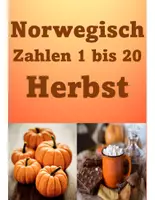 Vorschau - Poster - Norwegisch A1 - Lernposter Herbst - Zahlen von 1 bis 20 auf Norwegisch - Deckblatt