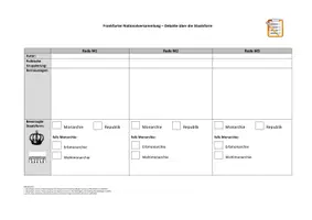 Vorschau - Arbeitsblätter - Arbeitsblatt "Frankfurter Nationalversammlung" (+ Lösung) - Deckblatt