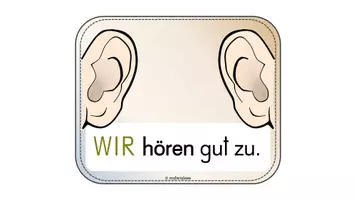 Vorschau - Bildkarten - Klassenregeln - Seite 1