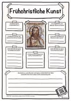 Vorschau - Arbeitsblätter - Steckbrief Kunstepoche Frühchristliche Kunst - Deckblatt
